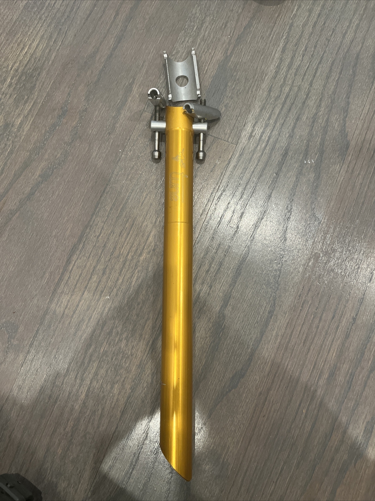 Tune Starkes Stück Aluminum Seat Post 31.6 x 340mm Golden
