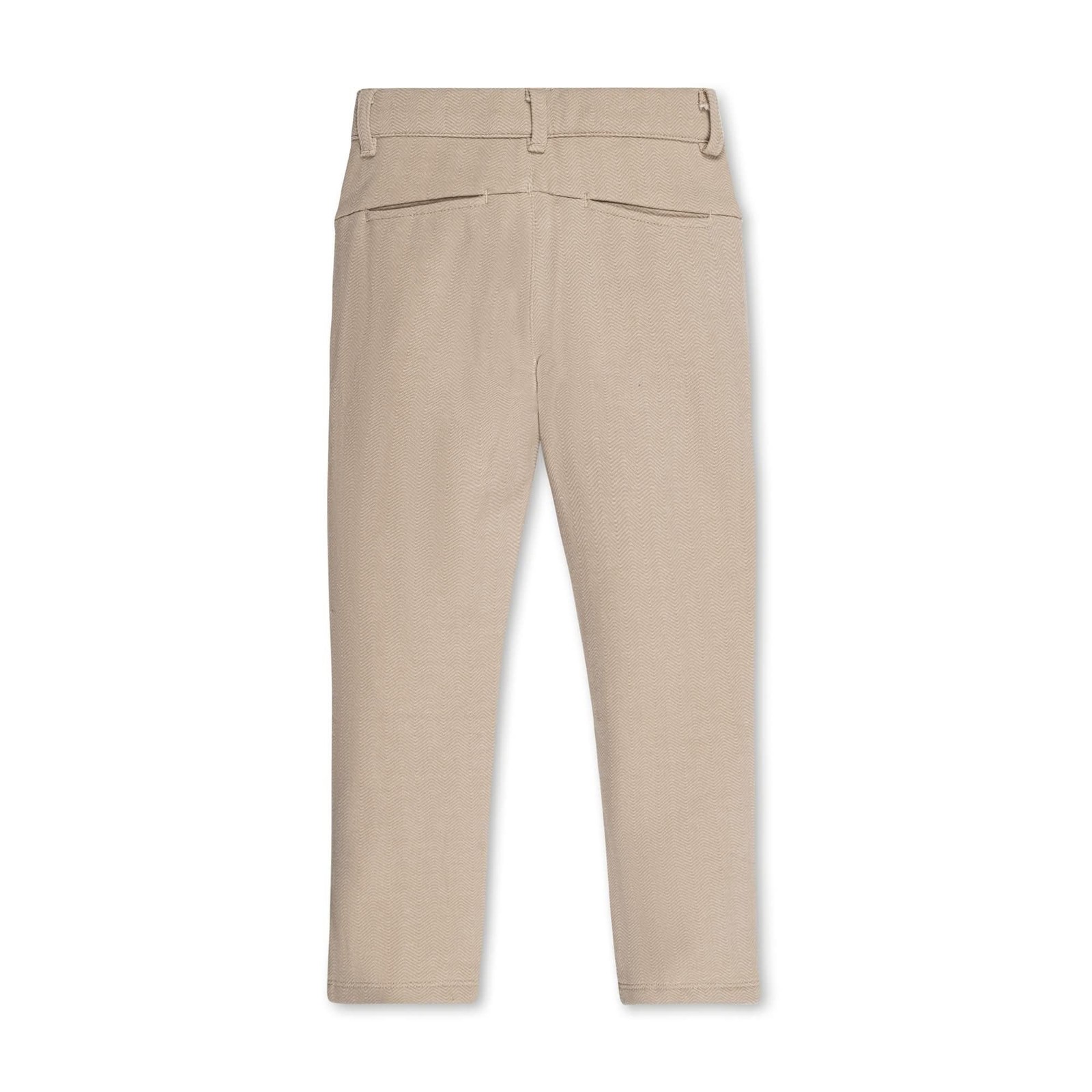 Hope & Henry Boys’ Dressy Suit Pant 12-18 Months Taupe Herringbone Fleece