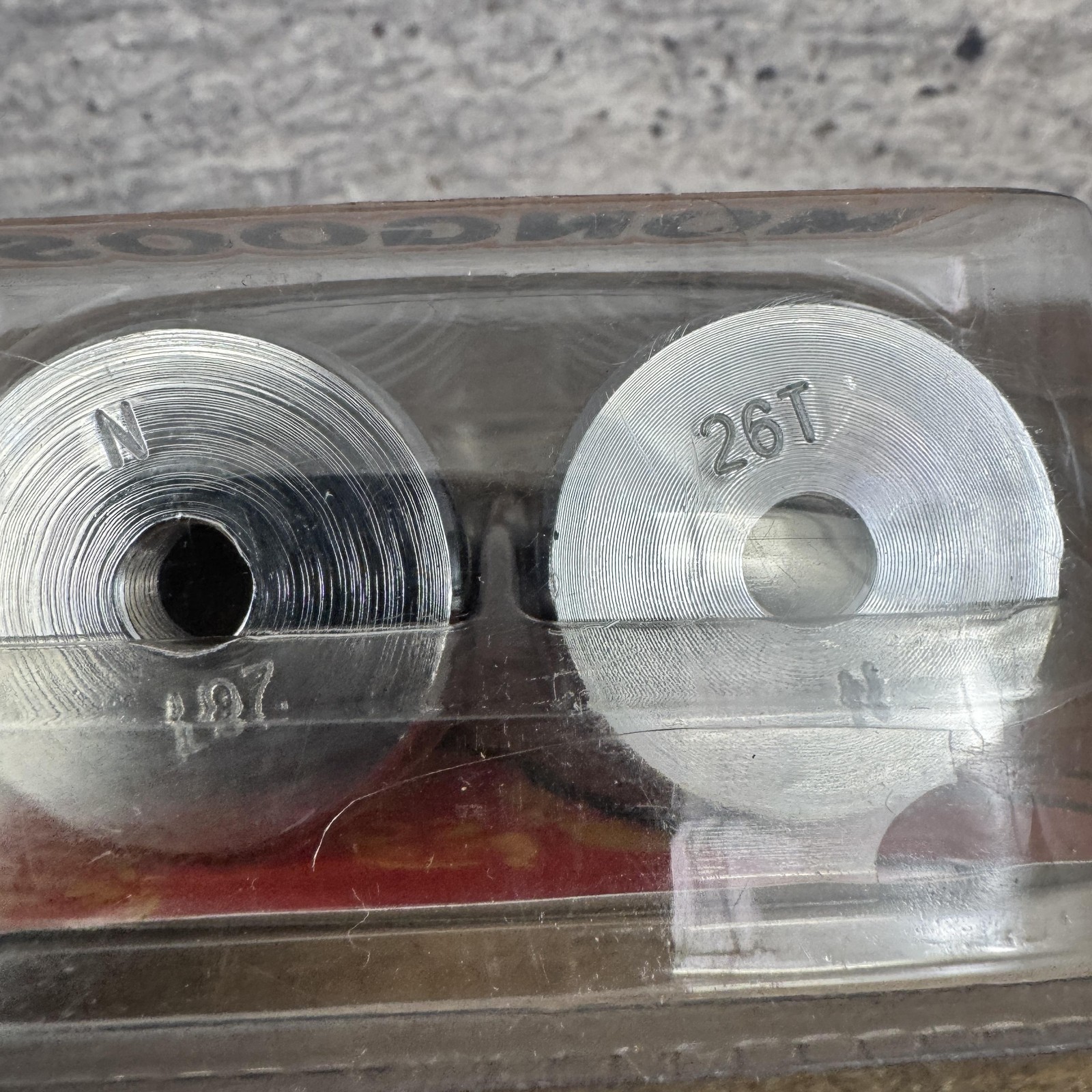 Vintage Mongoose BMX Freestyle Axle Pegs NOS Pair 3/8 26T 4.5×1.5 Steel New