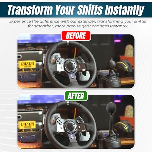 Gear Shifter Knob Adapter Mod for Logitech G29 G920 G923 G27 G25, 8cm (3.15″)