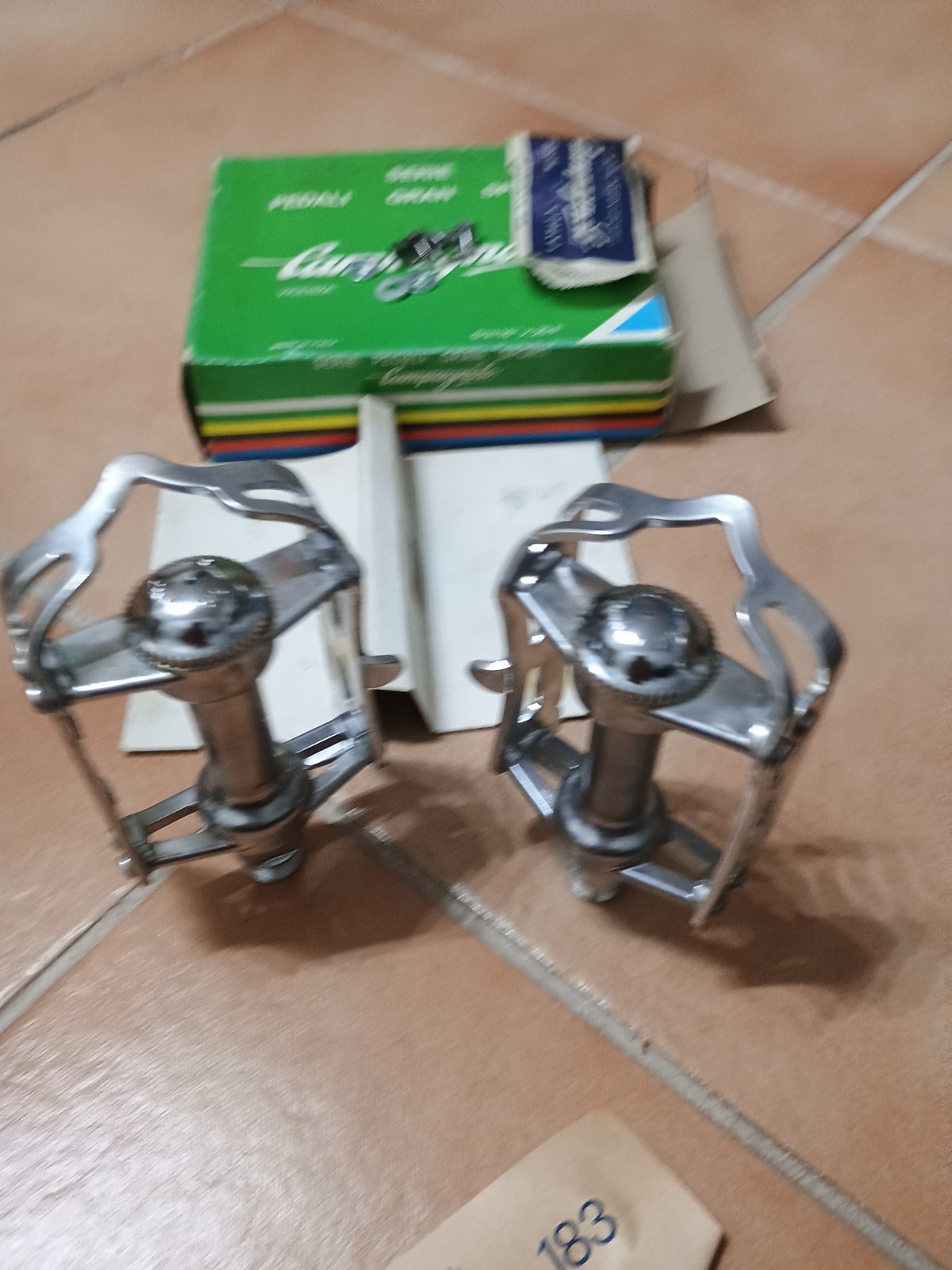Nos Nib Vintage Campagnolo NGS Pedals New Gran Sport New X Colnago Pedals