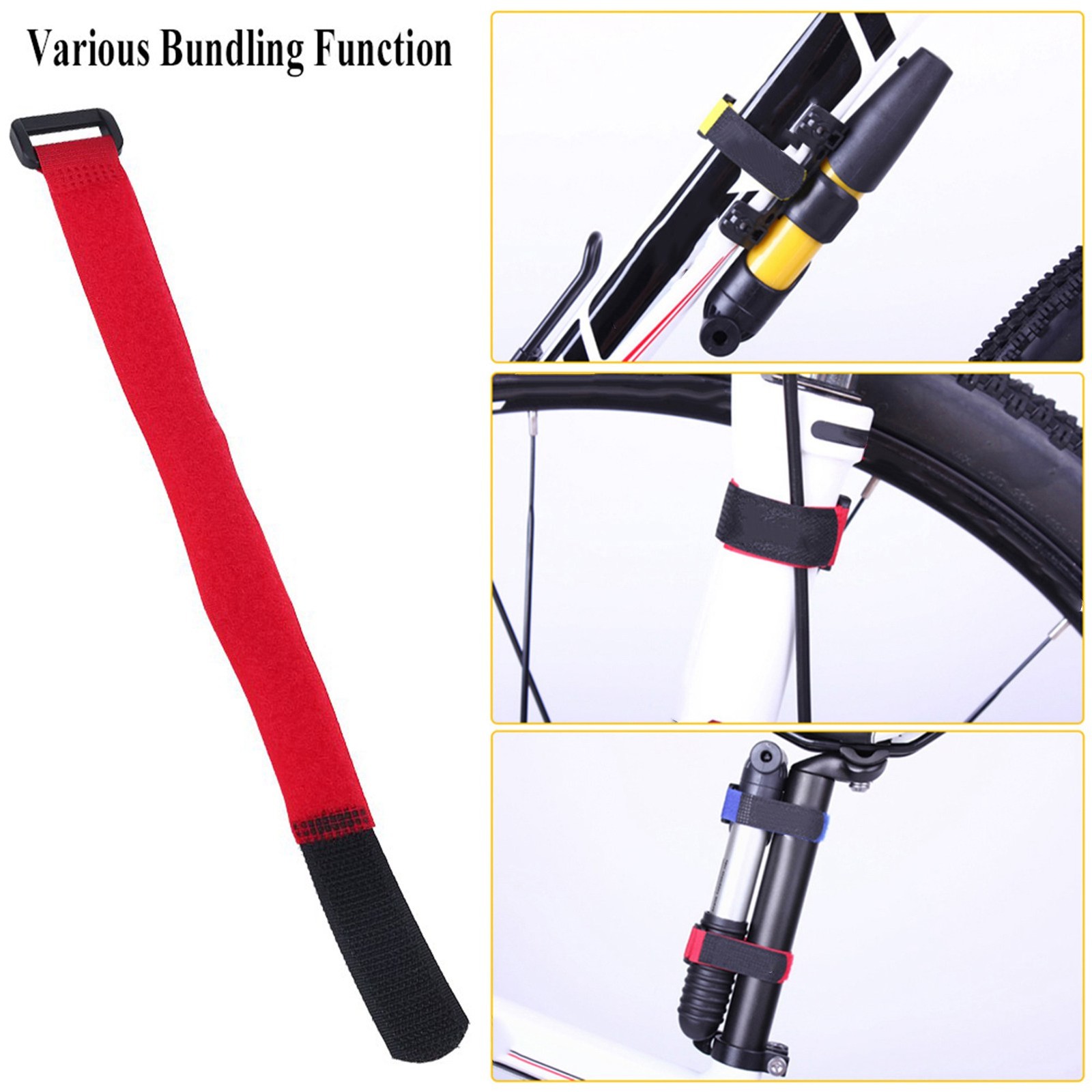 5Pcs/Set DUUTI Sports Cycling Riding Adjustable Nylon Handlebar Tie