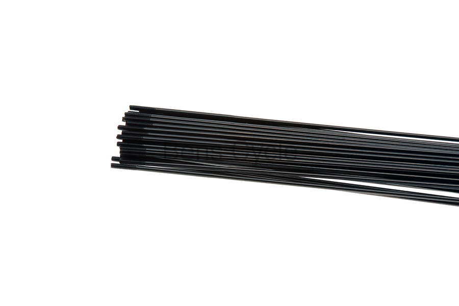 Wheelsmith DB15 Direct Pull Spokes Double Butted 280mm 15g Lot of 10 Black NEW