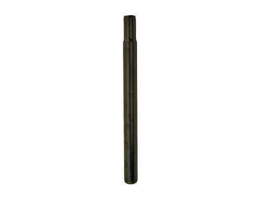 ORIGINAL! 25.4 OUTER DIAMETER BICYCLE STEEL SEATPOST PILAR 350MM LONG IN BLACK.