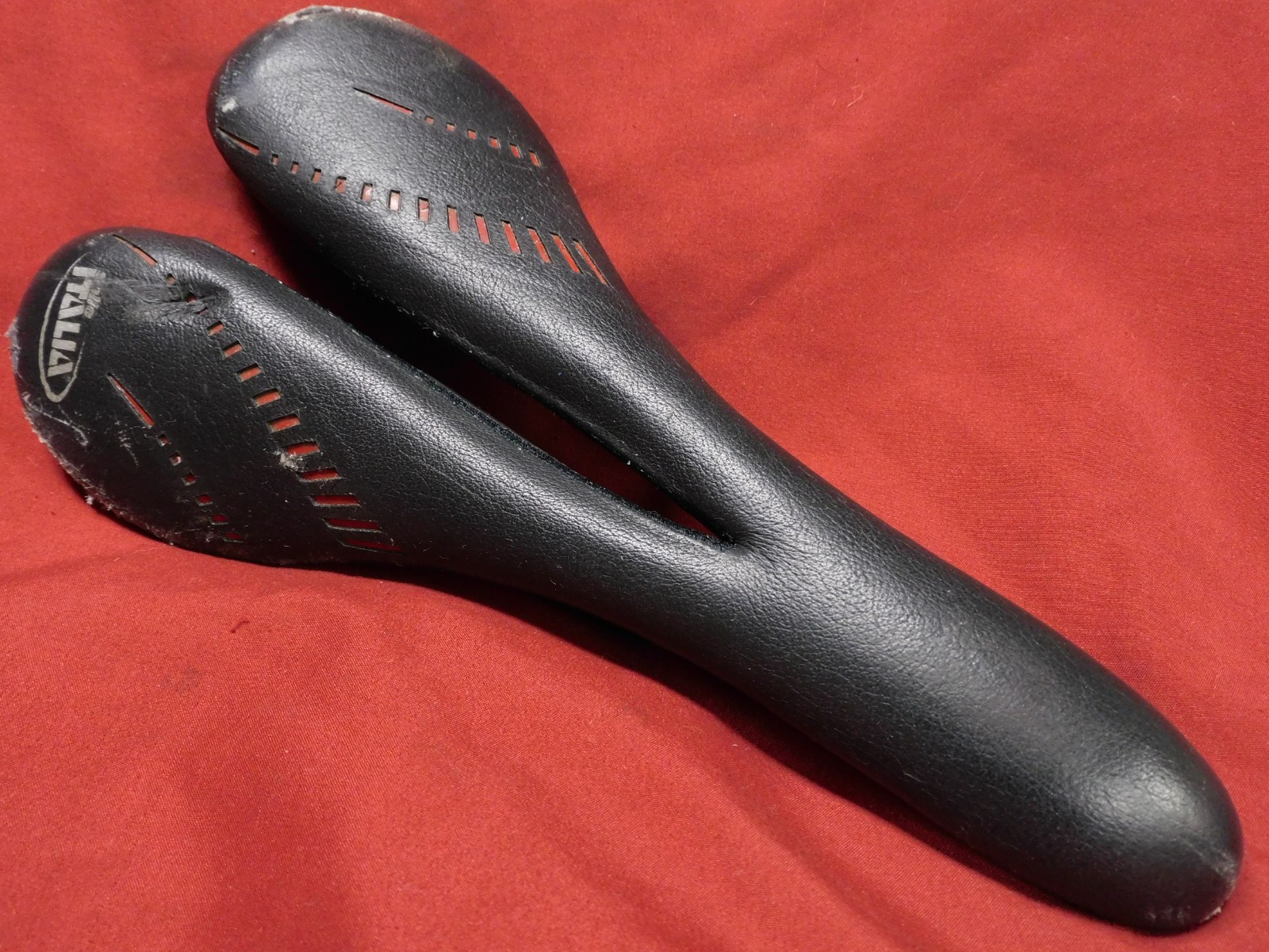 2003 Selle Italia Titanium Rails Flow Gel Saddle Made in Italy 185 grams