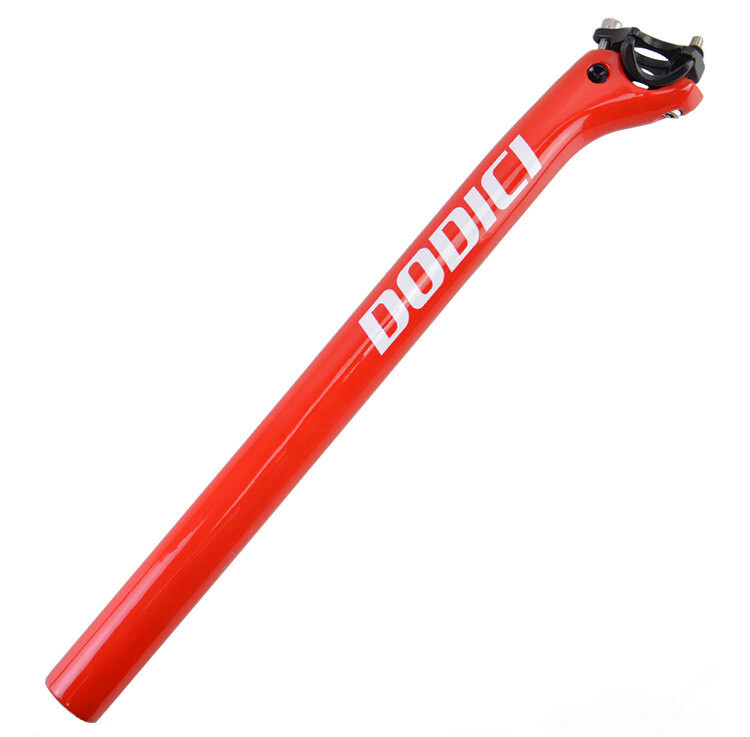 Carbon Bicycle Seatpost Offset 25mm MTB Road Bike Saddle Post 27.2/30.8/31.6mm