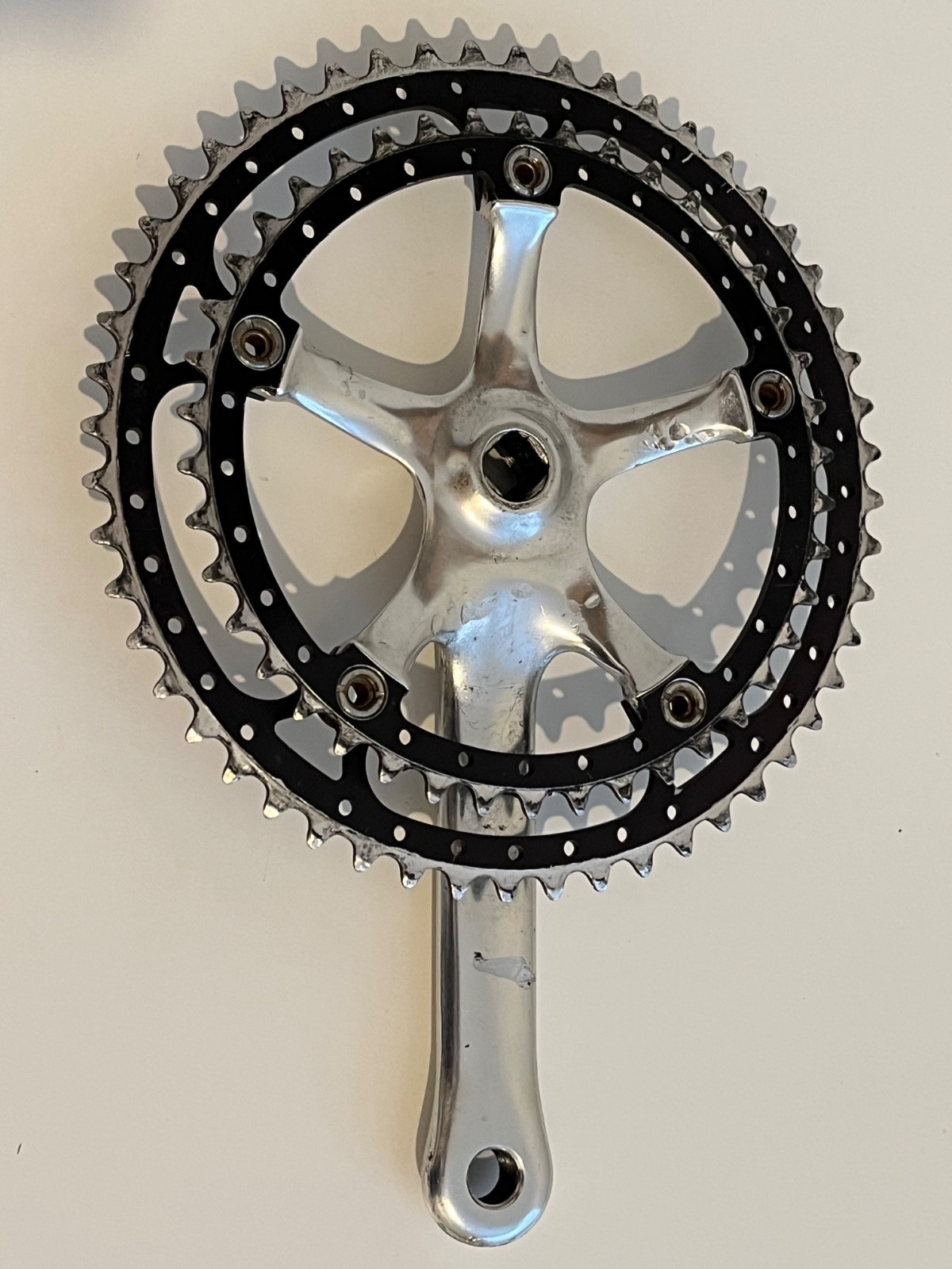 Rino Montreal vintage bicycle crankset 52/42 172.5