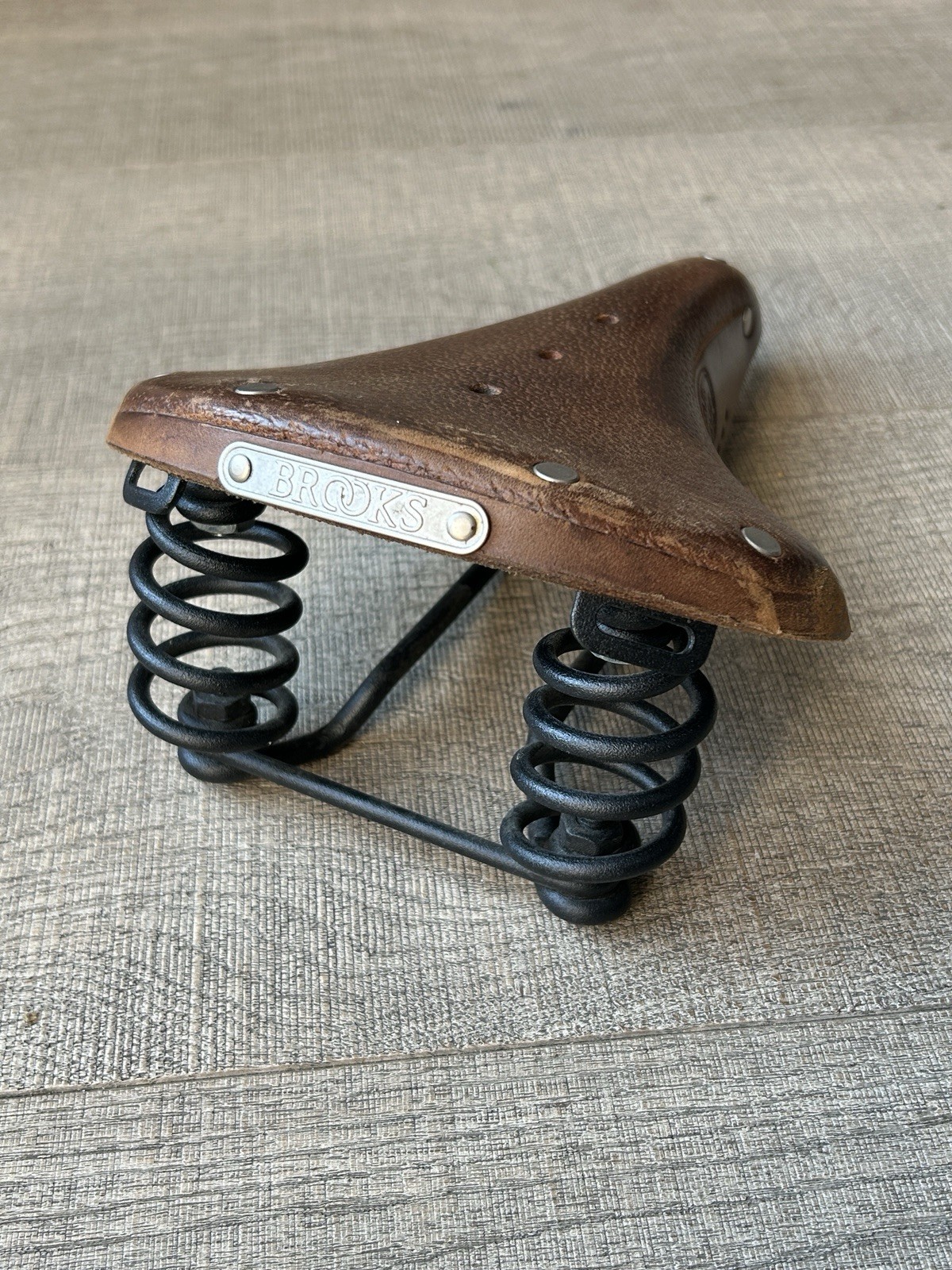 Brooks Flyer S Brown Leather Bike Saddle w/Suspension Springs – Made In England