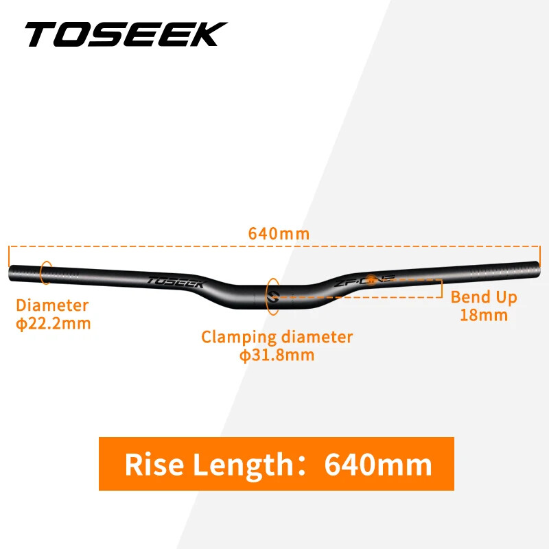 Full Carbon Fiber MTB Bicycle Handlebar 31.8mm Bicycle Parts 580mm – 760mm
