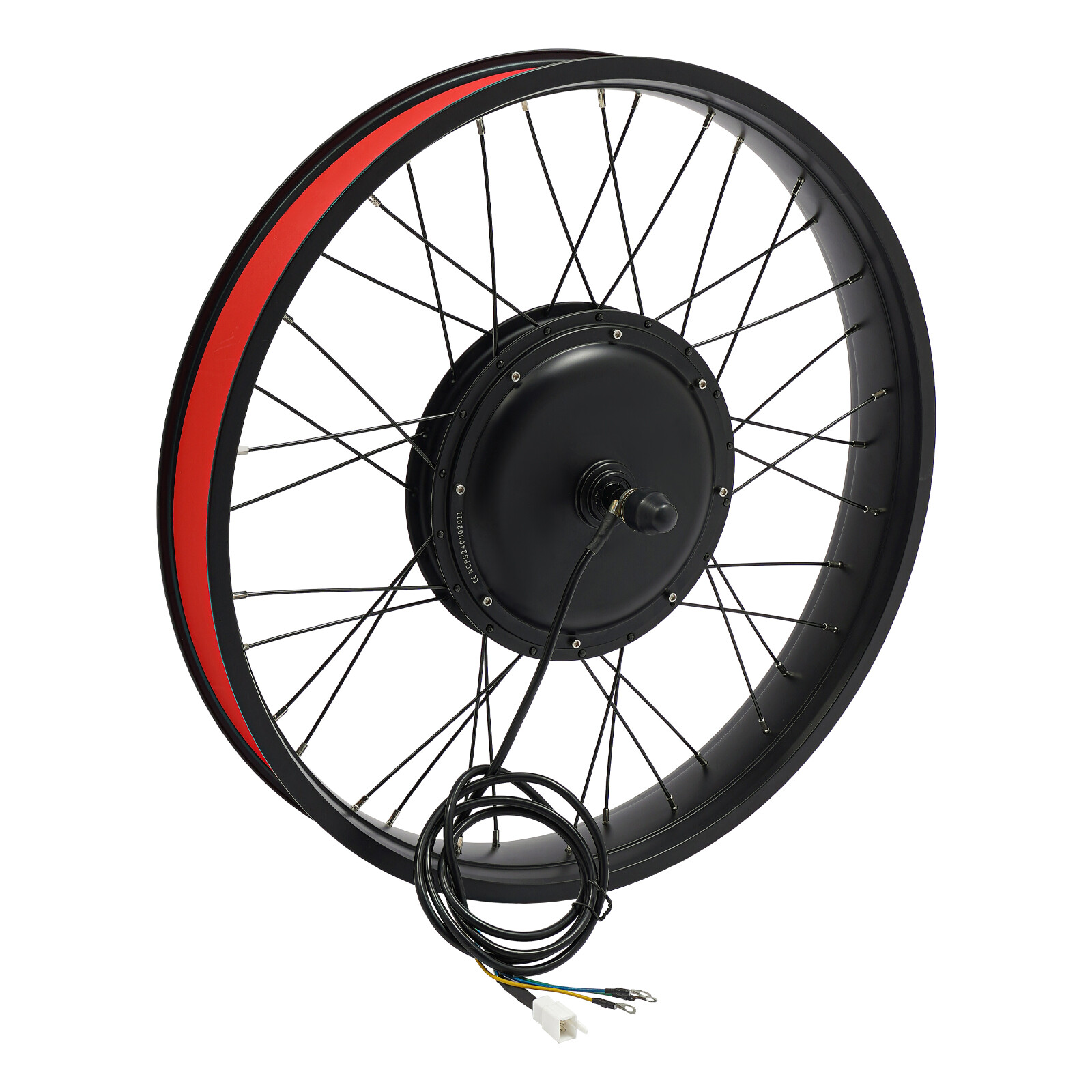 26×4″ 48V Electric Bicycle Front Wheel Hub Motor LCD E-Bike Conversion Kit 1500W