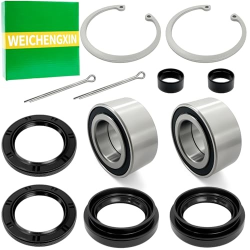 Front Wheel Bearings & Seals Kit for Foreman 450 500 400 Rincon 680 650