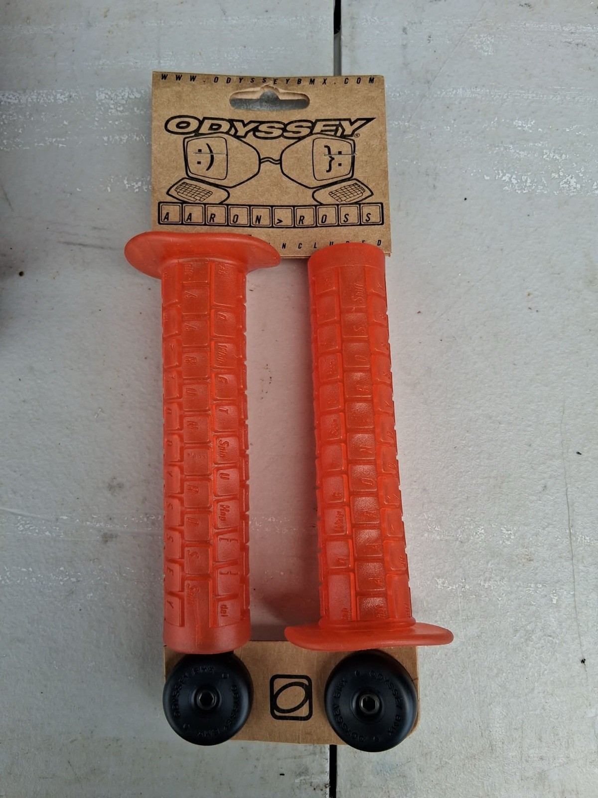 odyssey Aaron Ross keyboard grips trans orange NEW