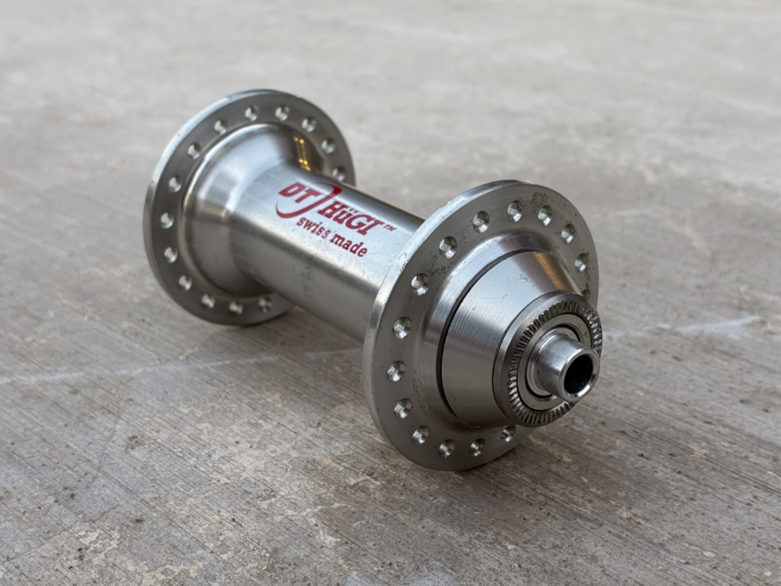 NOS DT Swiss Hugi QR Front Hub | 36-hole / Made in Switzerland