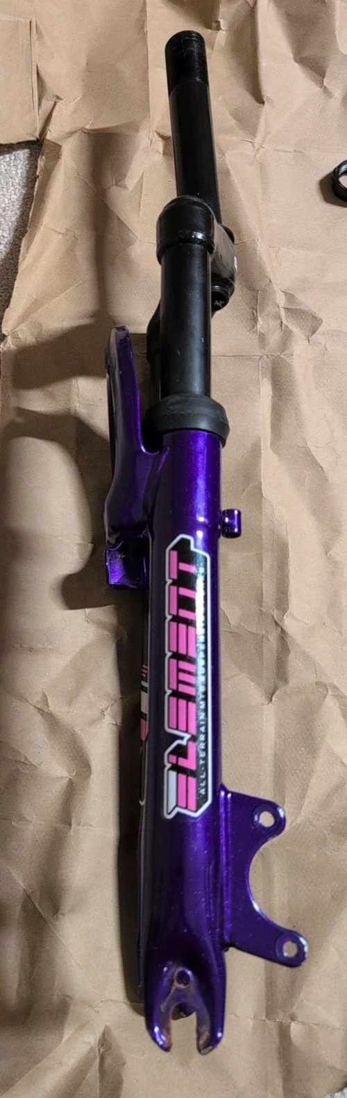 Element Purple & Black All-Terrain MTB Suspension Forks For Mountain Bikes 26
