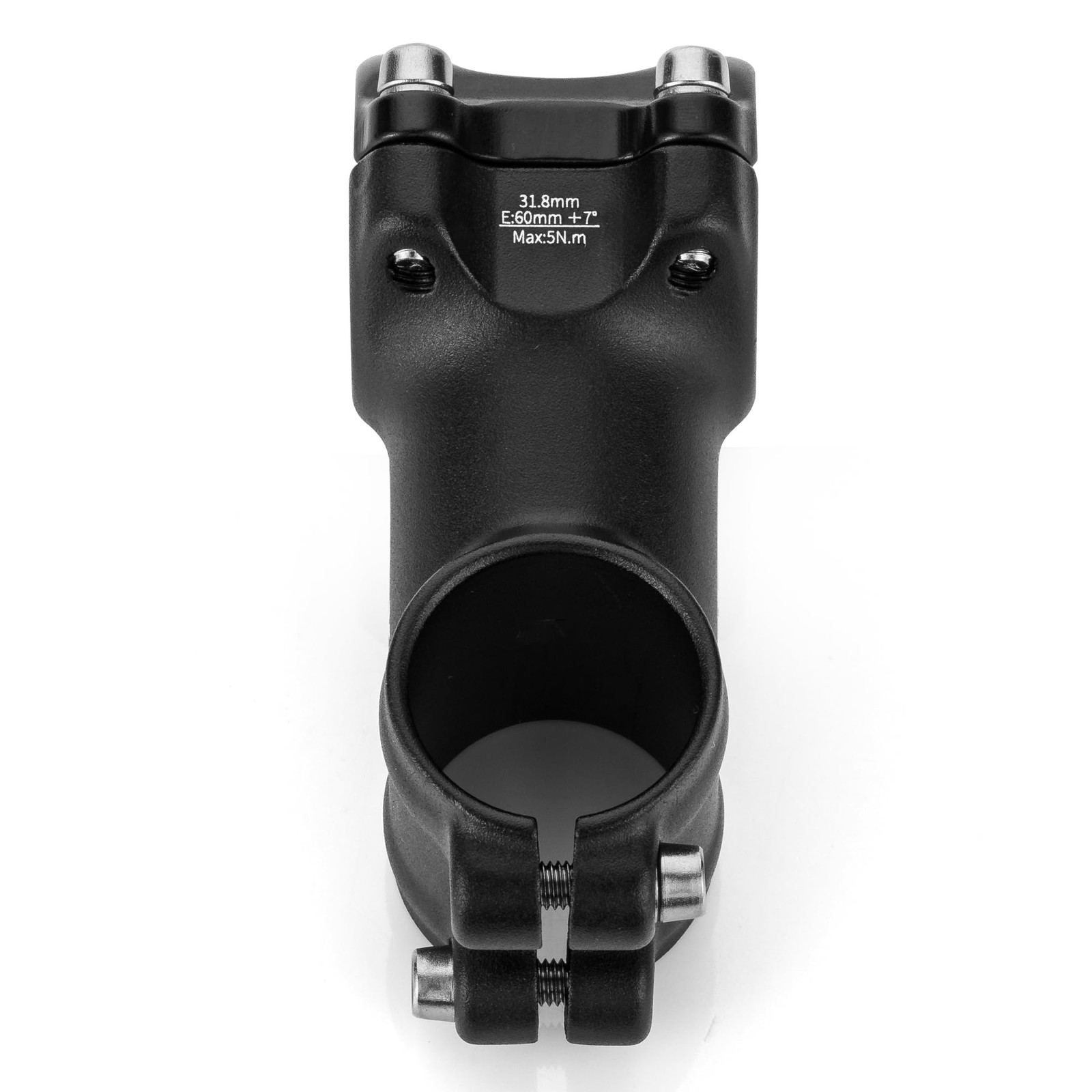 31.8mm Bike Stem 60mm 7-Degree Lightweight Aluminum Alloy Handlebar Stem with…