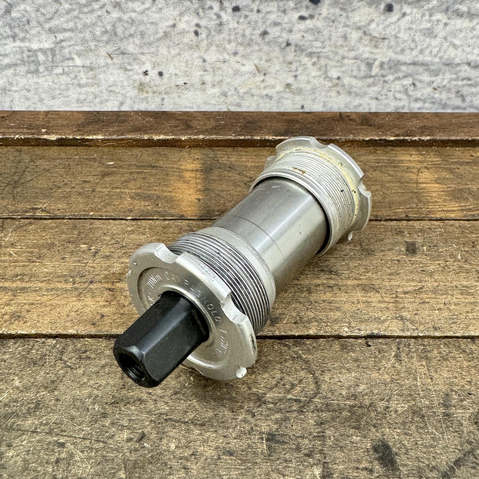 Vintage Campagnolo Bottom Bracket 1.370x24T BSA 111mm ISO English Italy Road