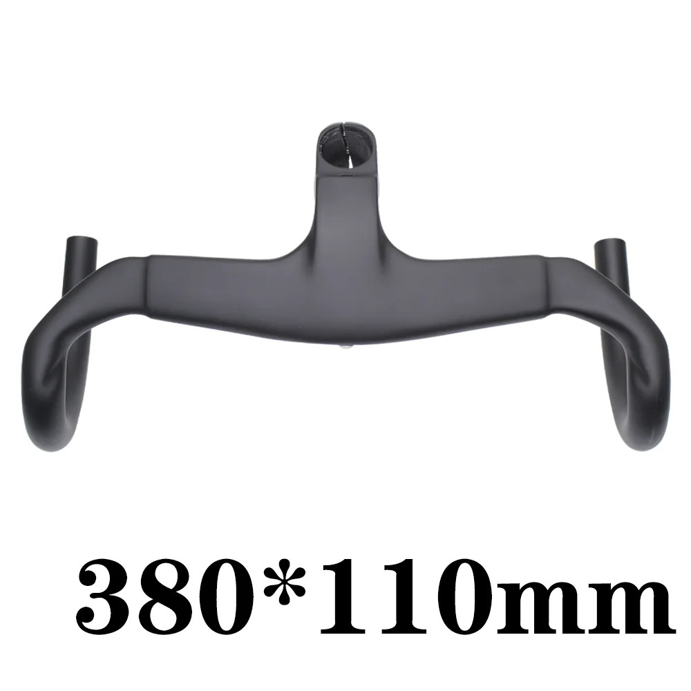 Carbon Road Bicycle Racing Integrated Handlebar 28 6mm Lightweight Bent Bar