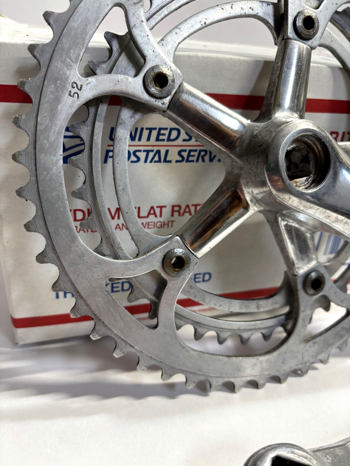 Nervar Vintage Road Touring Bike 170mm Double Cranks Crankset 52/42