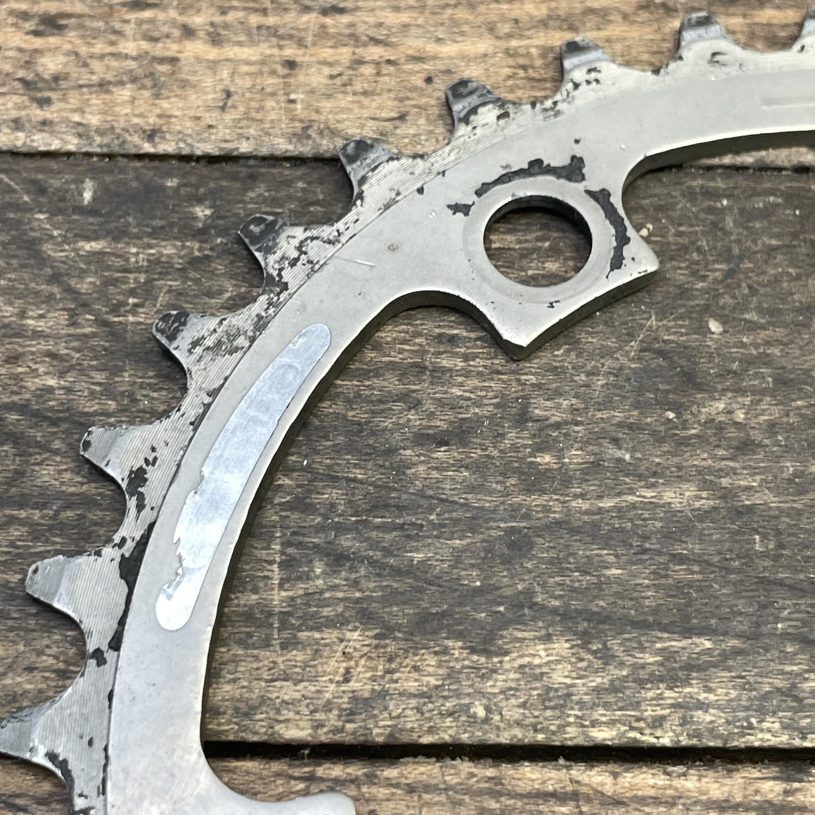 VIntage SR 36T Chainring 110 BCD 5-Arm Silver Aluminum MTB Bike Middle Ring