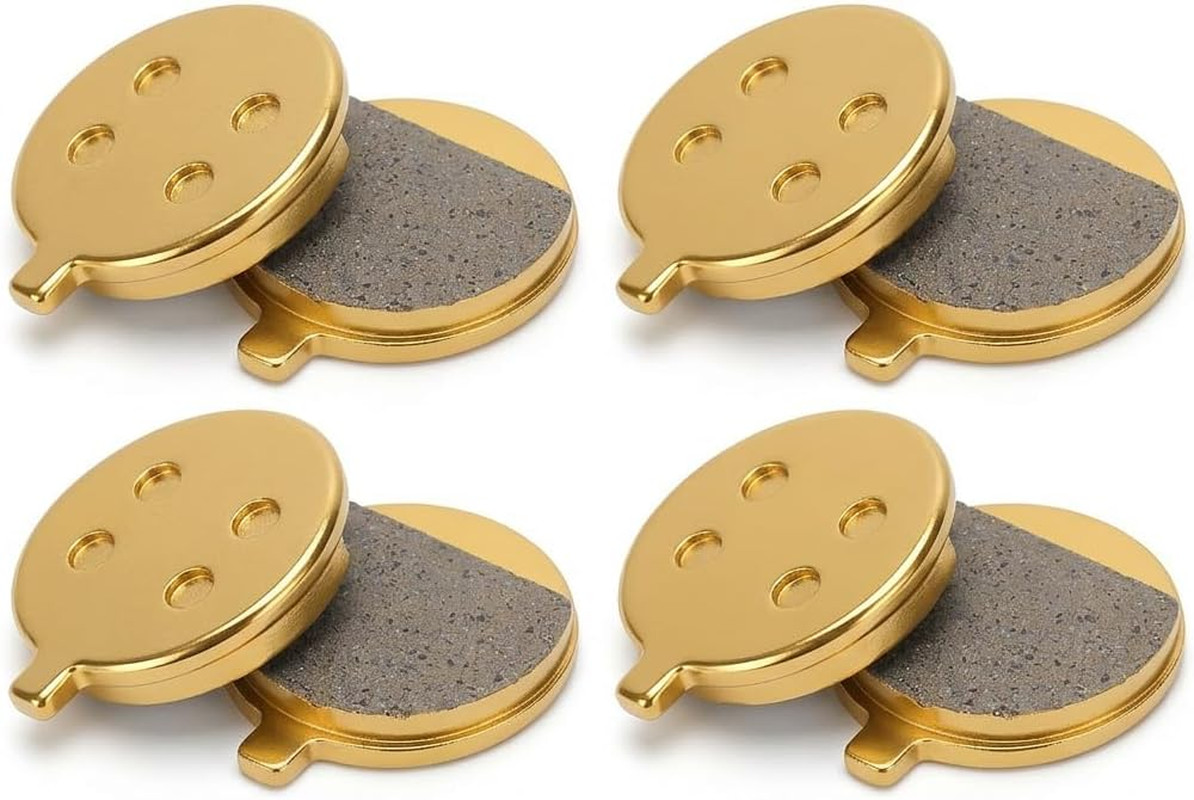 4 Premium Disc Brake Pads – 4 Pairs Full Metal Brake Pads for Electric Scooters,
