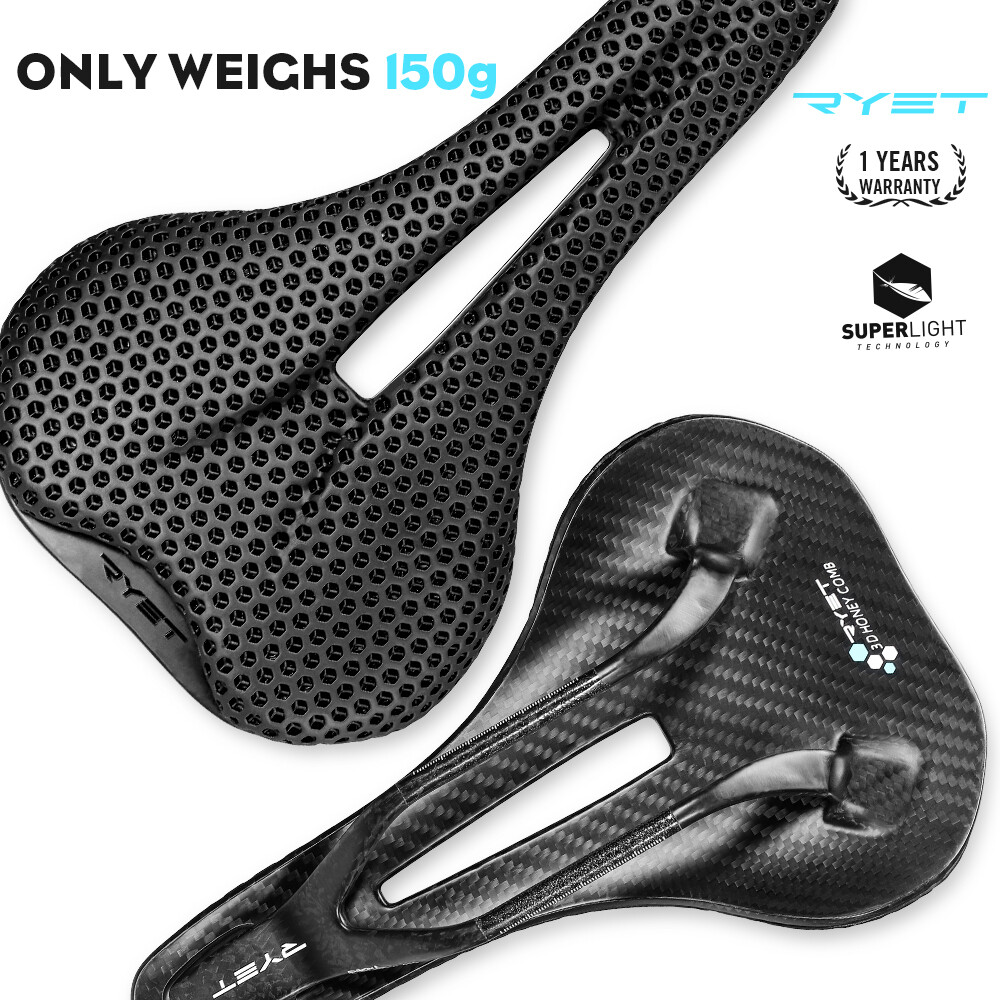 Carbon 3D Printed Bike Saddle Road MTB Gravel Bicycle Seat Cushion Cycling Parts
