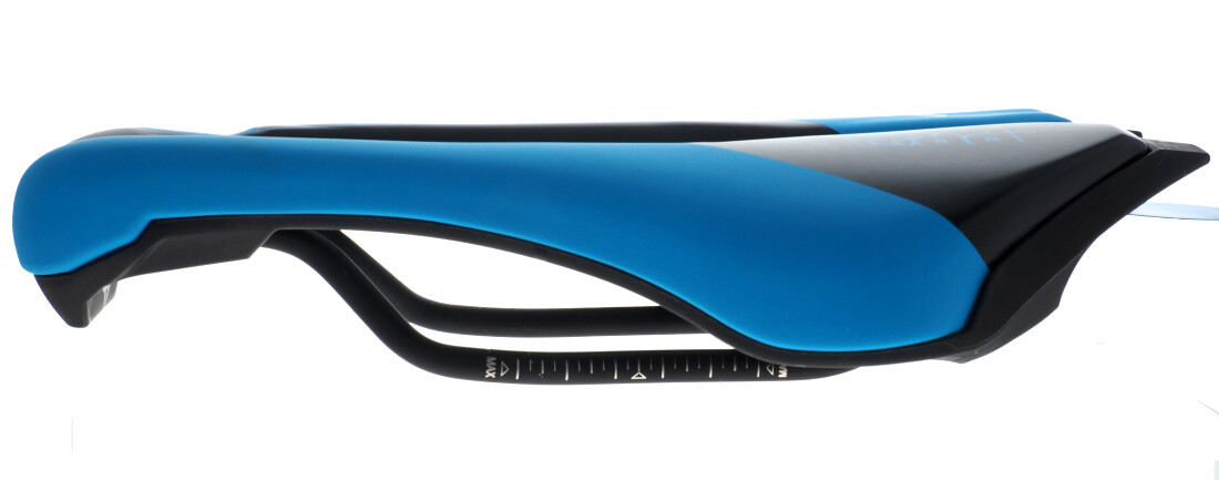 SHIMANO PRO TSA 1.2 TT/Tri TEST Saddle Stainless 7x7mm Rails, Blue 132mm