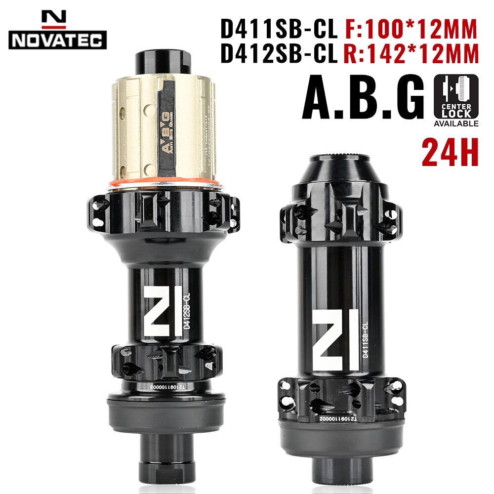 Novatec D411/D412SB Road Center Lock Disc Brake Bike Hubs For Shimano 8/9/10/11S