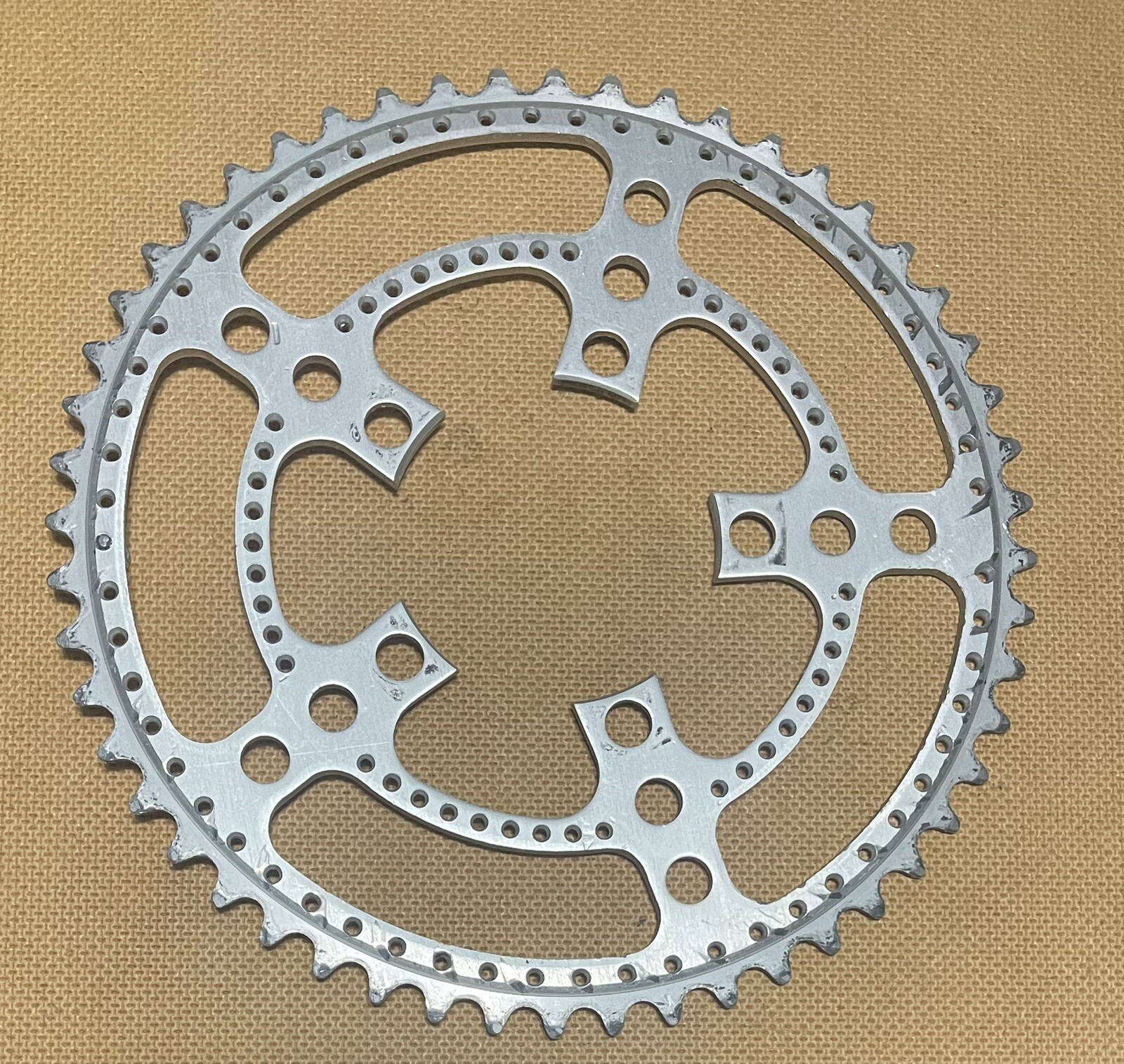 Vintage Stronglight Chainring 52T Drillium 86 BCD