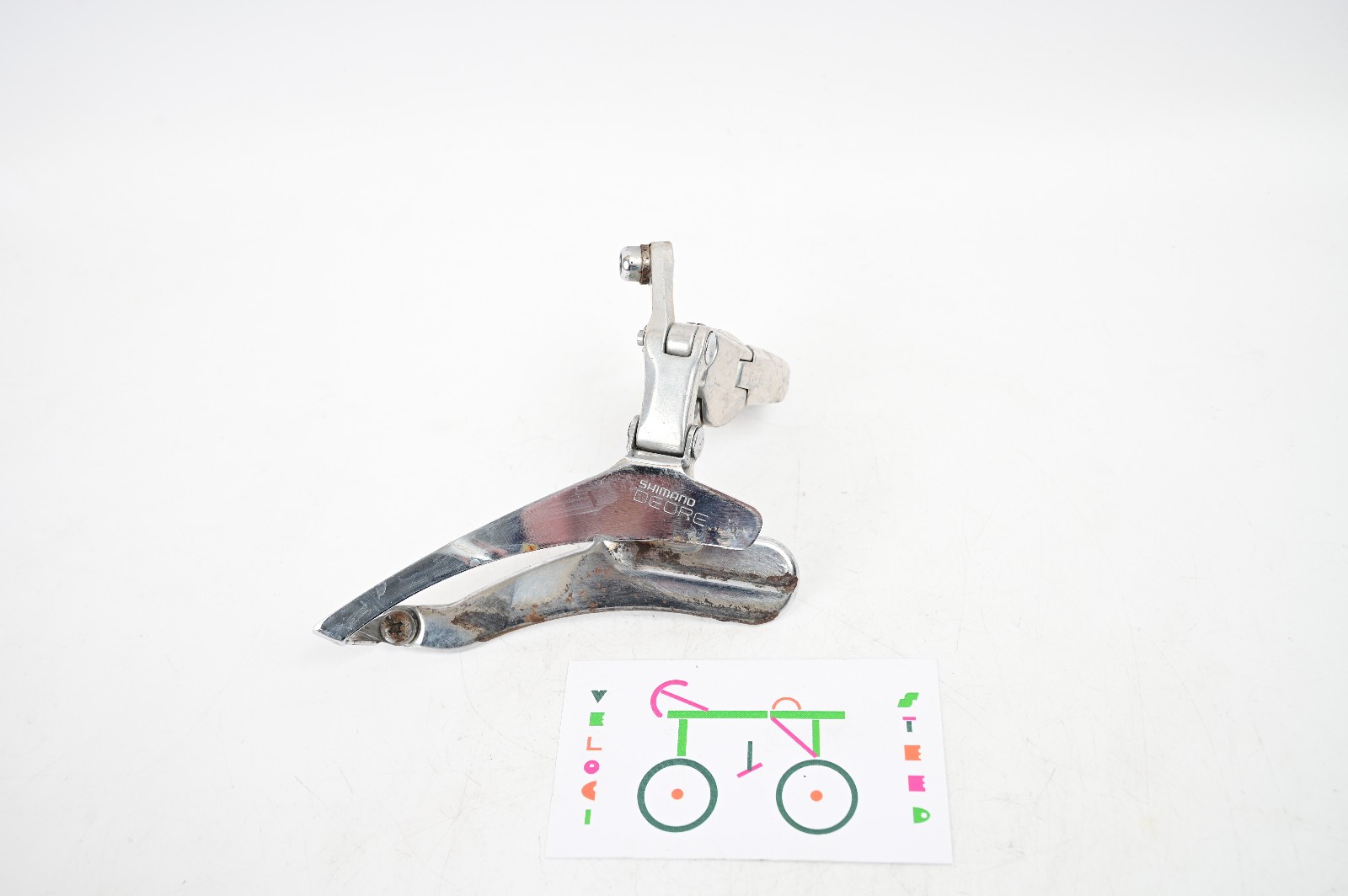 Vintage Shimano Deore FD-MT60 Front Derailleur 28.6mm Bottom Pull MTB Japan 3sp