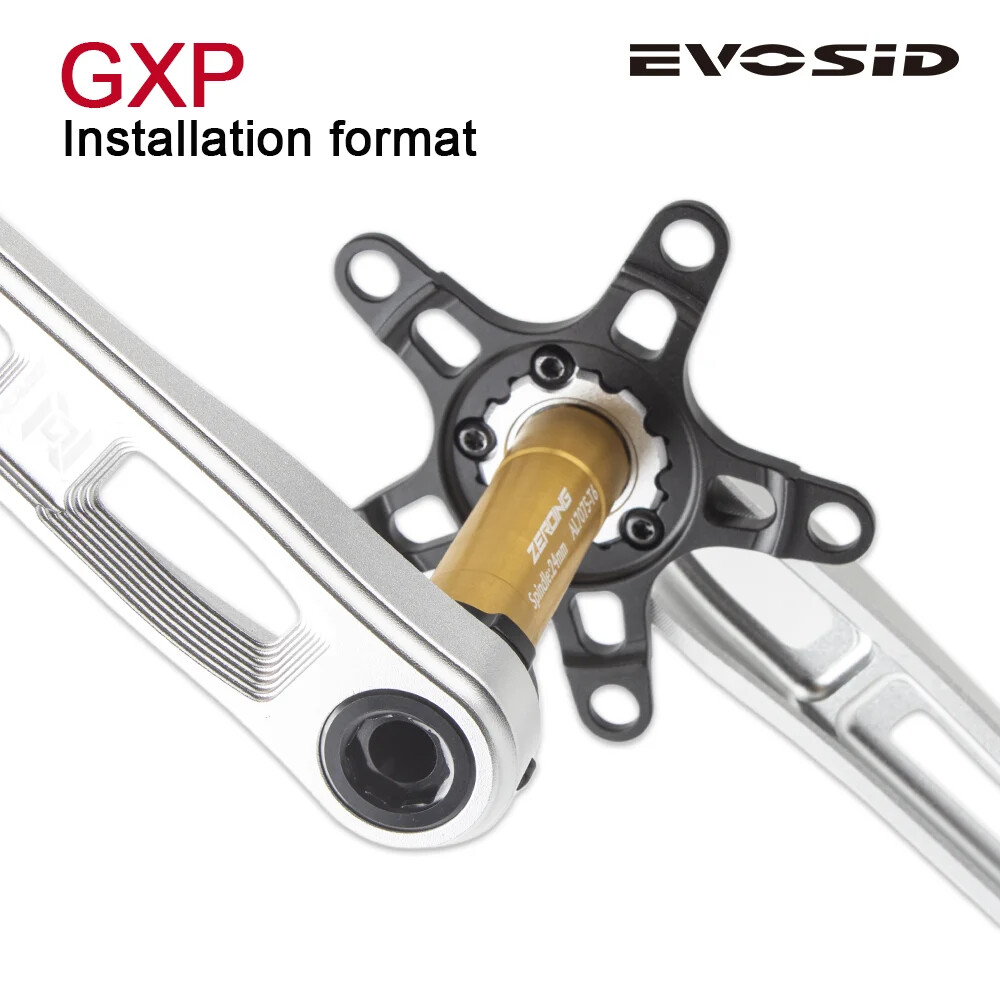 165/170/175mm Road Bike Crankset Folding Bicycle Hollow Crank Chainring 110BCD
