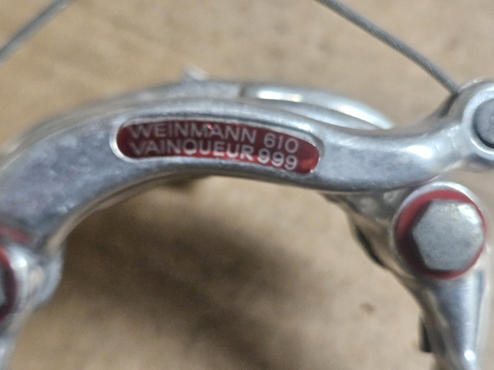 Vintage Weinmann 610/750 Vainqueur 999 Center Pull Brake Caliper Set, used, VGC