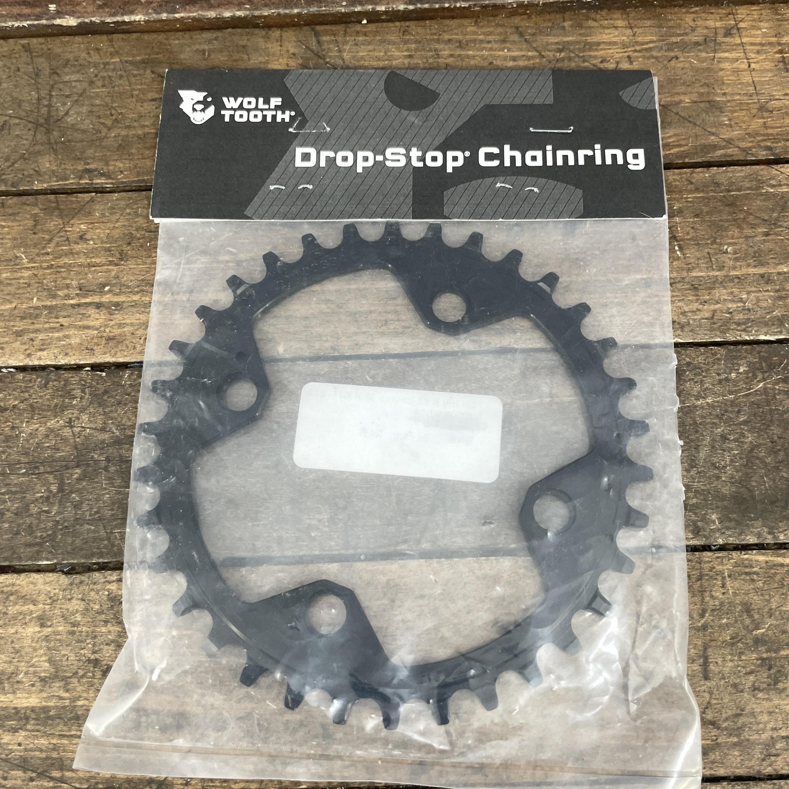 Wolf Tooth 34T Chainring 94 BCD 4-Arm Drop-Stop A Black MTB USA 34 Tooth