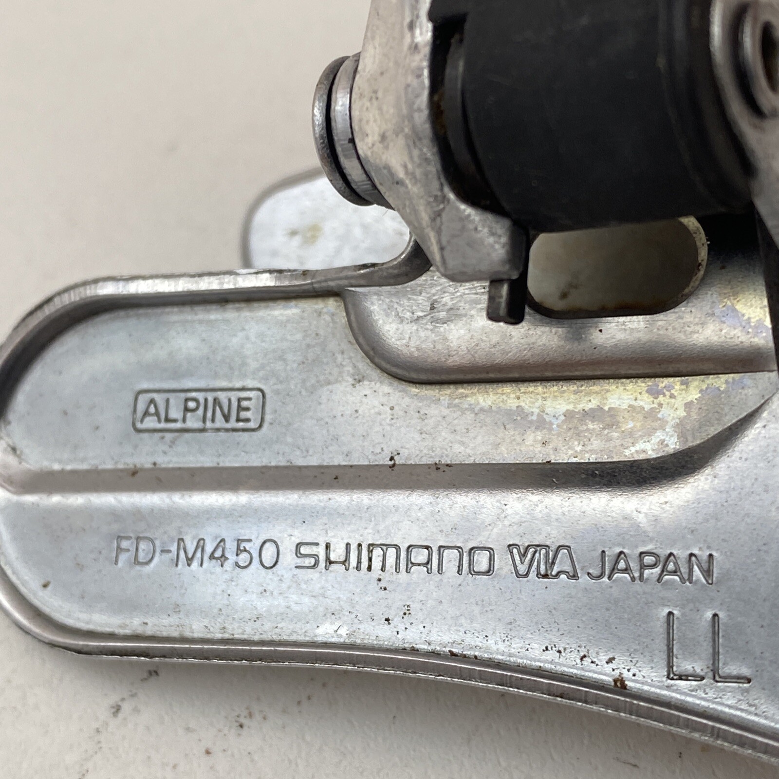 Vintage Shimano Exage Mountain Front Derailleur FD-M450 28.6 Clamp Triple A27