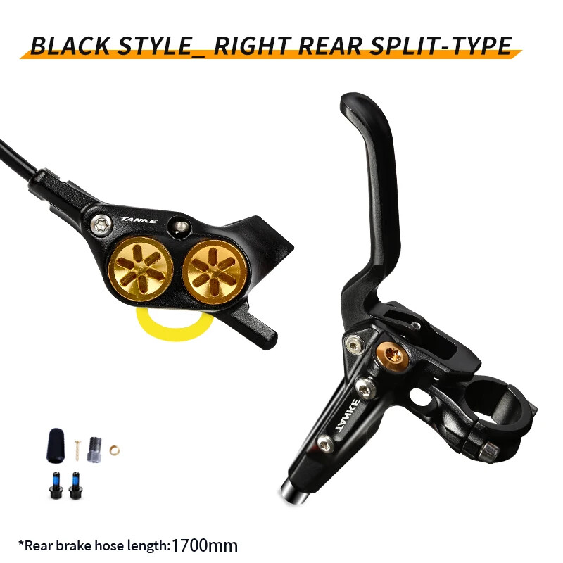 4 Pistons Mountain Road Bike Hydraulic Disc Brake 900/1700mm Oil Pressure Brake