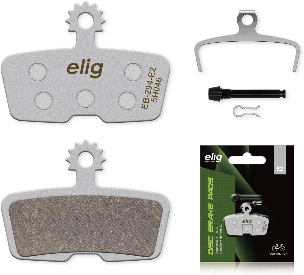 ELIG Bike Disc Brake Pads for Avid Sram Code 2011+, Code R (B1), Code RS (A1)