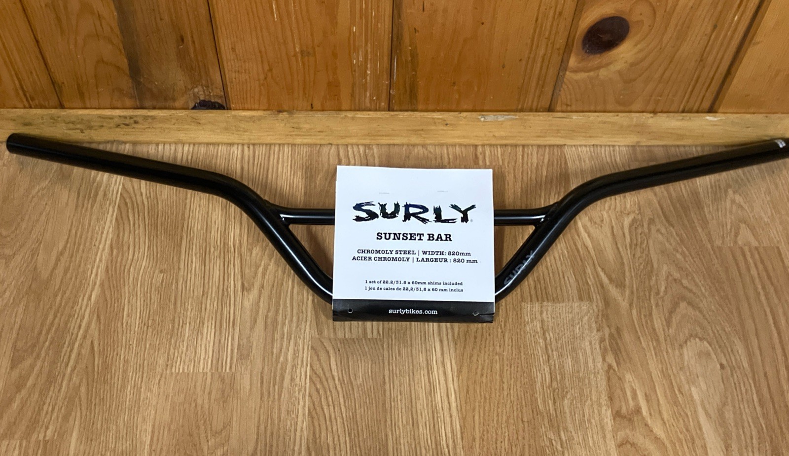 Surly Sunset Bar Handlebar 820mm Black Chromoly Steel