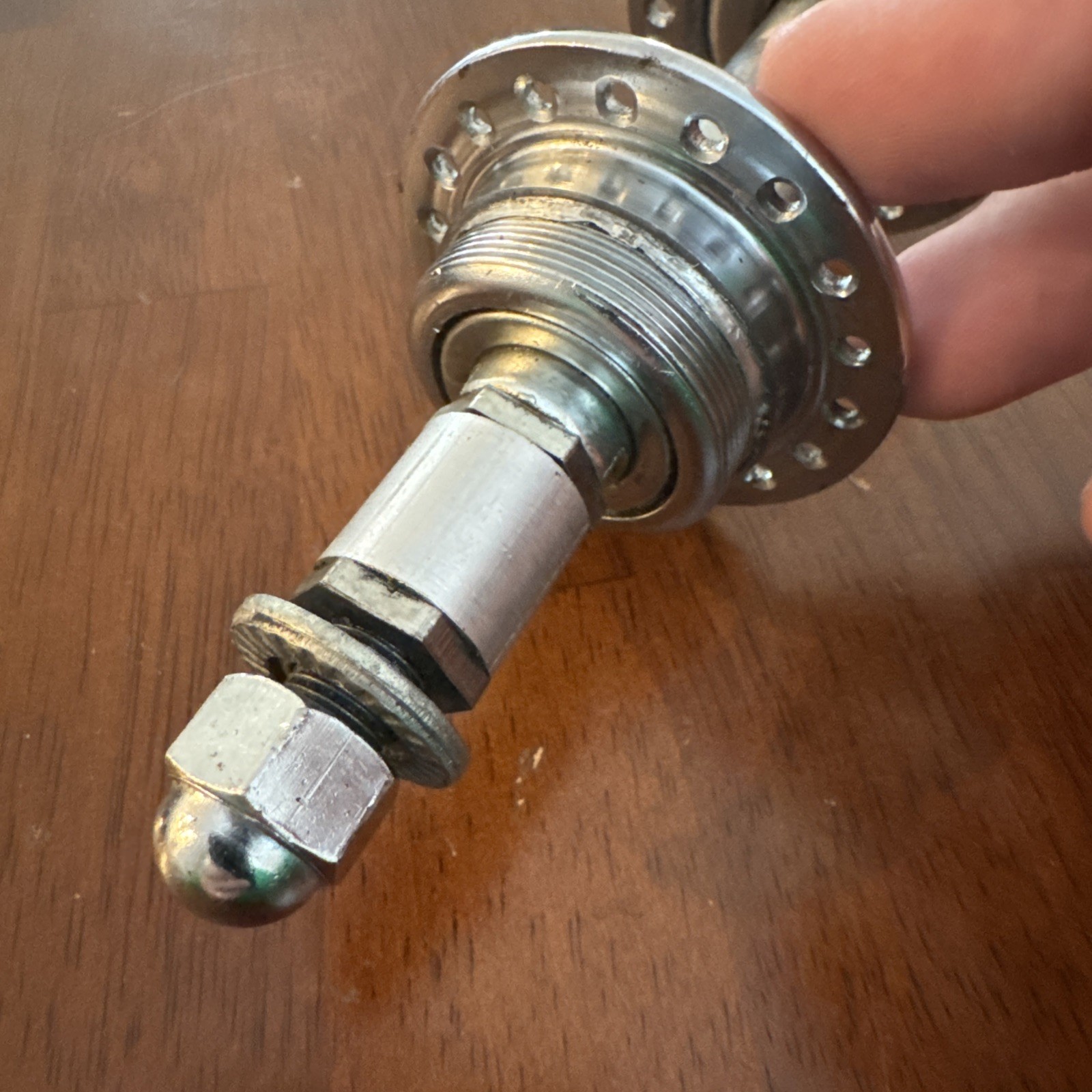 Vintage Sunshine Threaded Bolt On Rear Hub 36 Hole 126mm Freewheel
