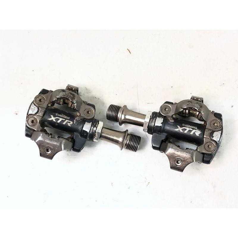 Shimano XTR PD-M970 Pedals Used D Condition Strong Wear Scratches