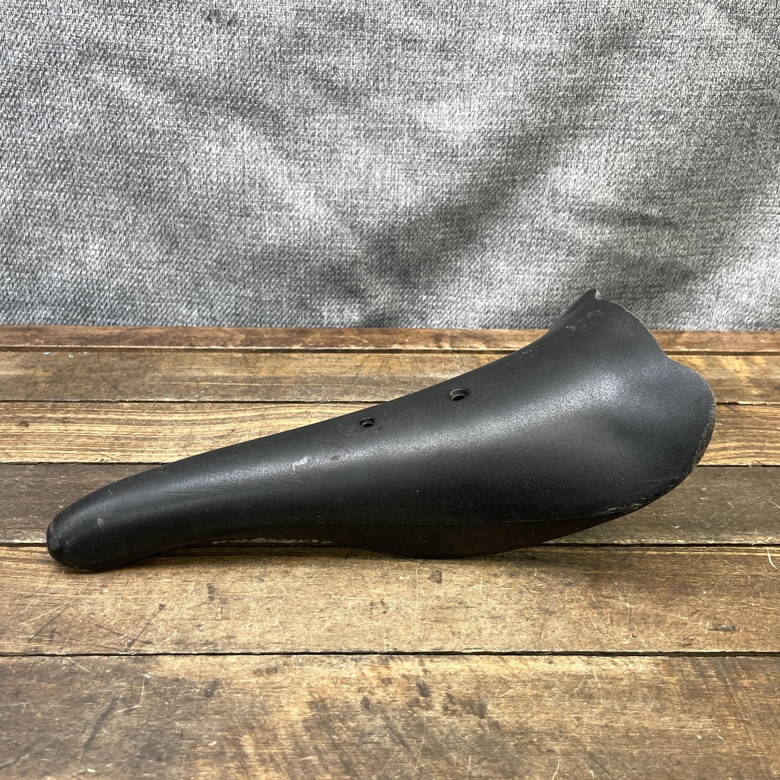 Vintage Kashimax NJS Saddle Seat Keirin Track BMX Black Japan 80s PatP Bicycle