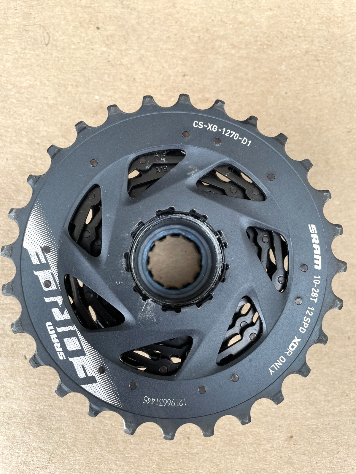SRAM Force XG-1270 10-28t 12-speed cassette