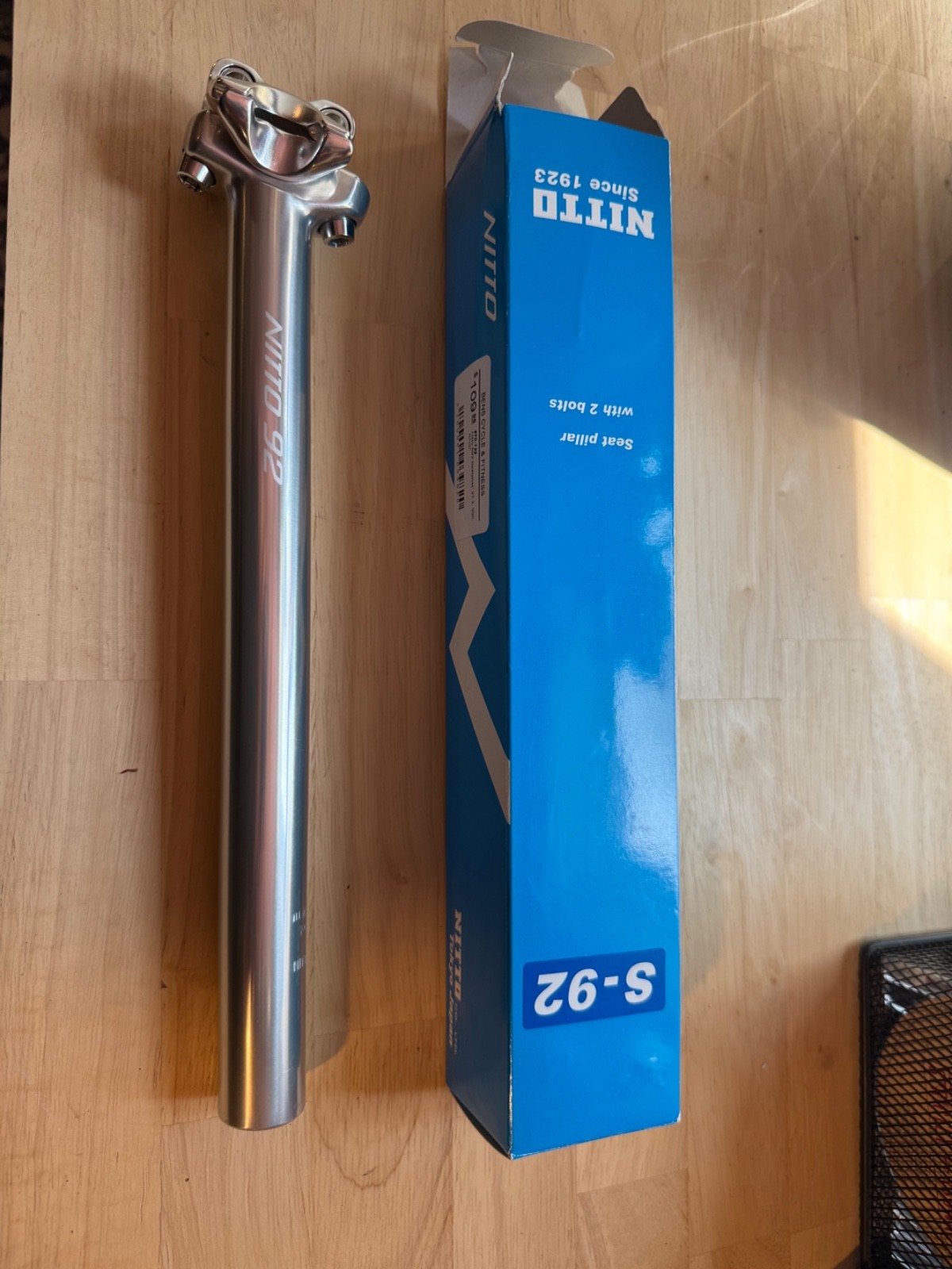 Nitto S92 27.2 300 MM Zero Offset Seatpost
