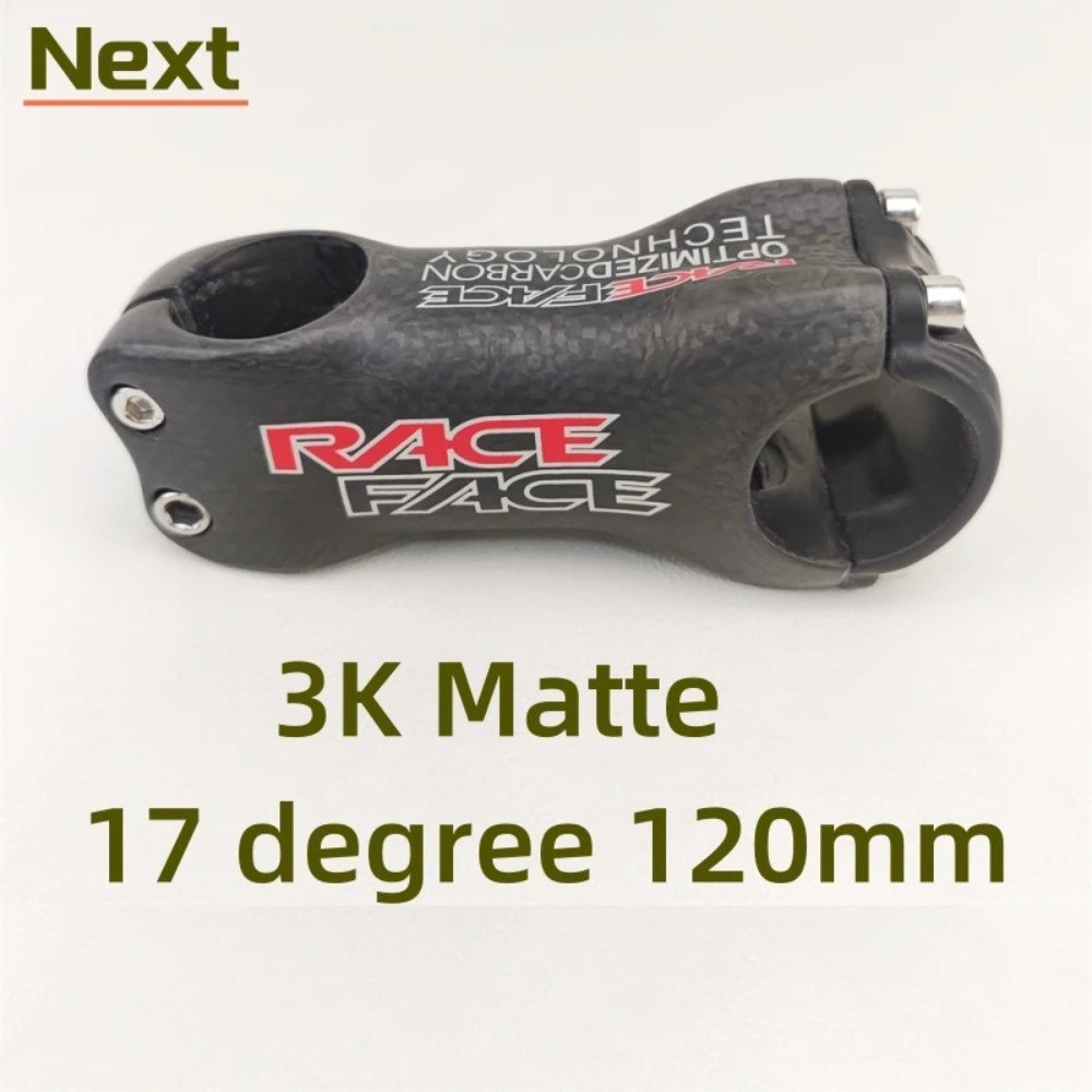 Carbon Fiber Mountain Road Bicycle Stem 6/17 Degrees 31.8 * 60-120mm Bike Parts