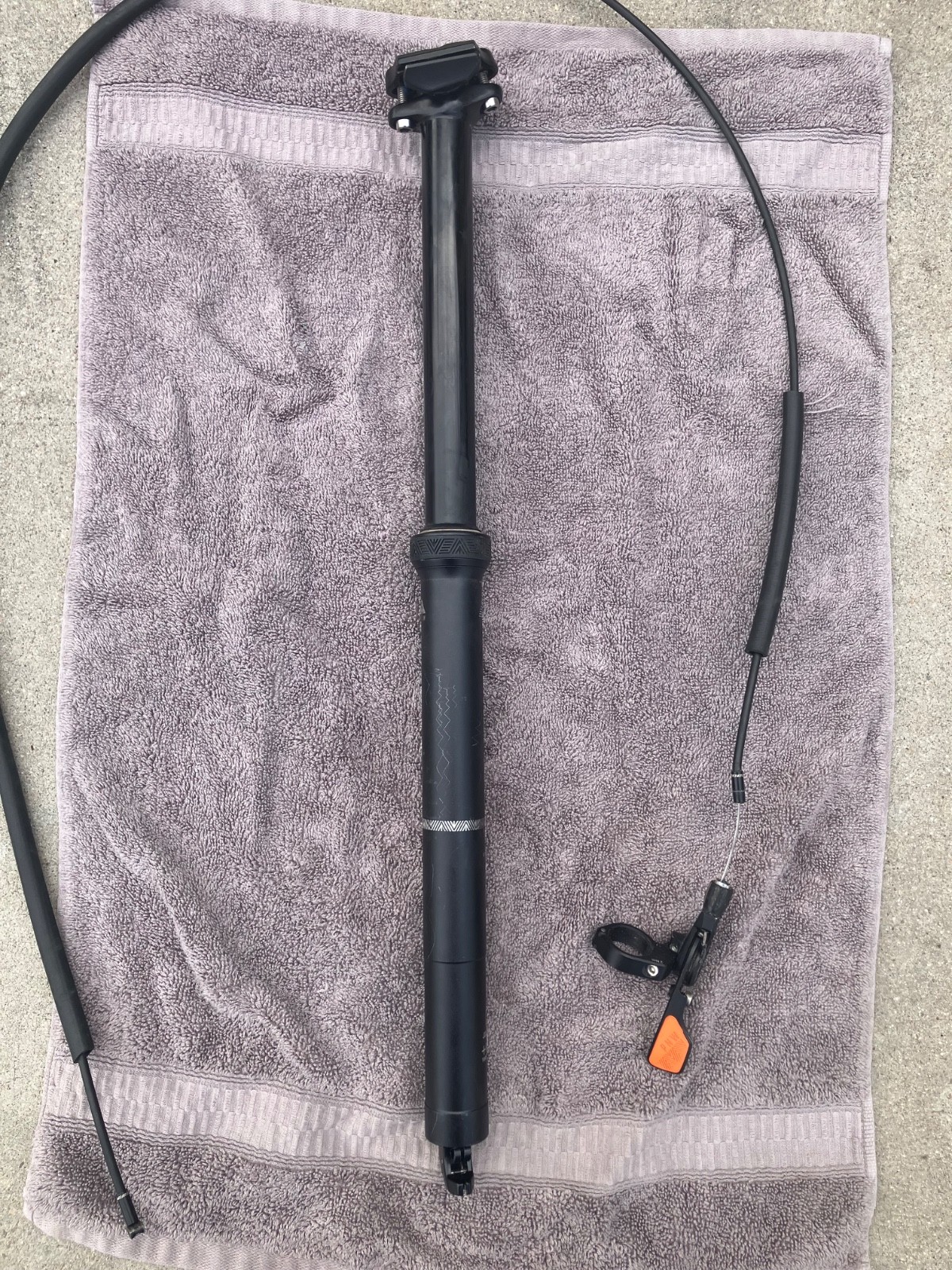 One up mtb dropper seat post 30.9/ with 31.6 adapter