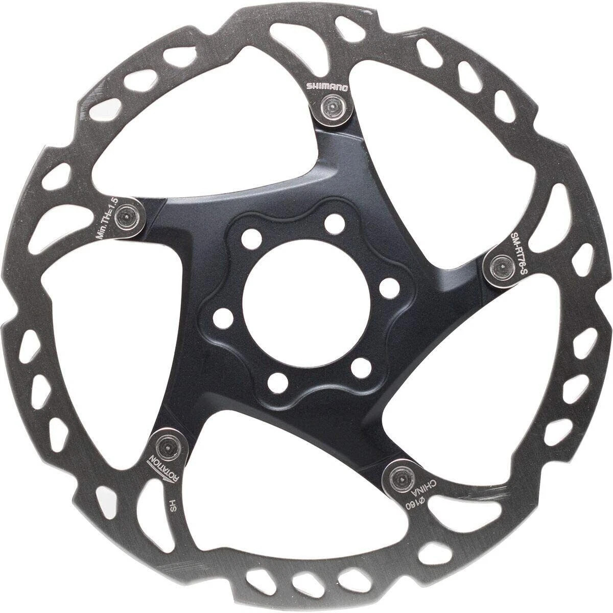 Shimano SLX SM-RT76-S 6 Bolts Disc Brake Rotor – 160mm fpr MTB Road Bike