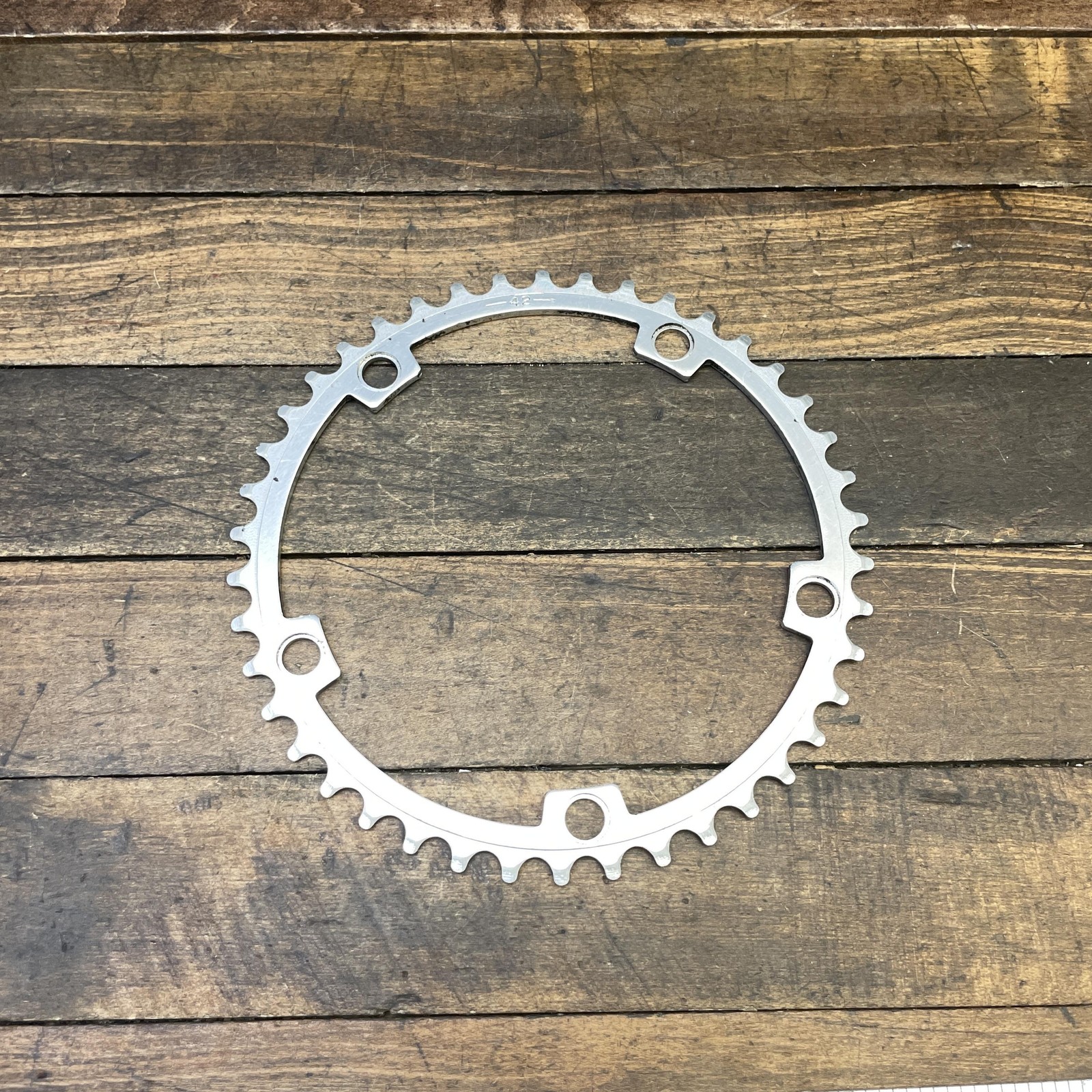 Vintage SR Sakae 42T Chainring 144 BCD 5-Arm Aluminum Road Bike Single Speed