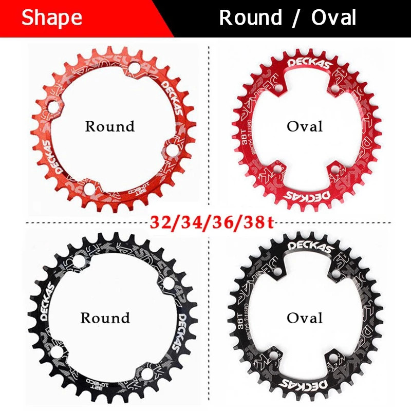 DECKAS 104BCD Narrow Wide Chainring 32T-38T MTB for Shimano M615 M785 M820