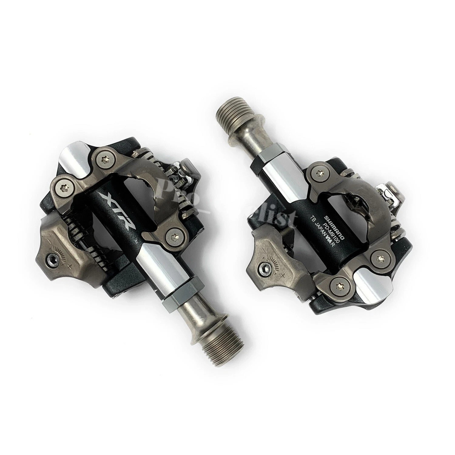 Shimano XTR PD-M9100 SPD MTB/XC Race Pedals with Cleats – Pro Bike Pedal Set