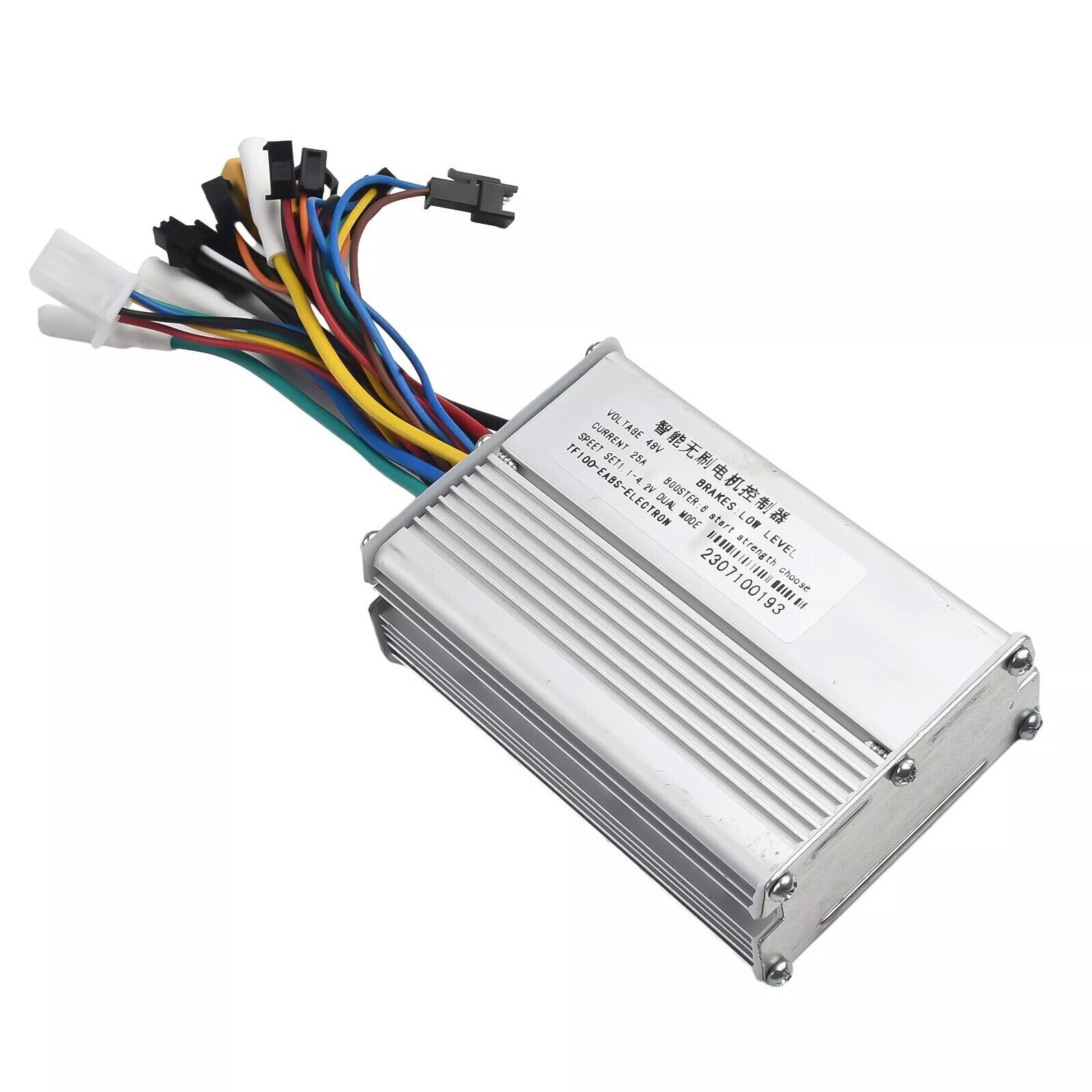 1200W 48V-25A Brushless Motor Controller + LCD Display + 6 Pin Cable For Scooter