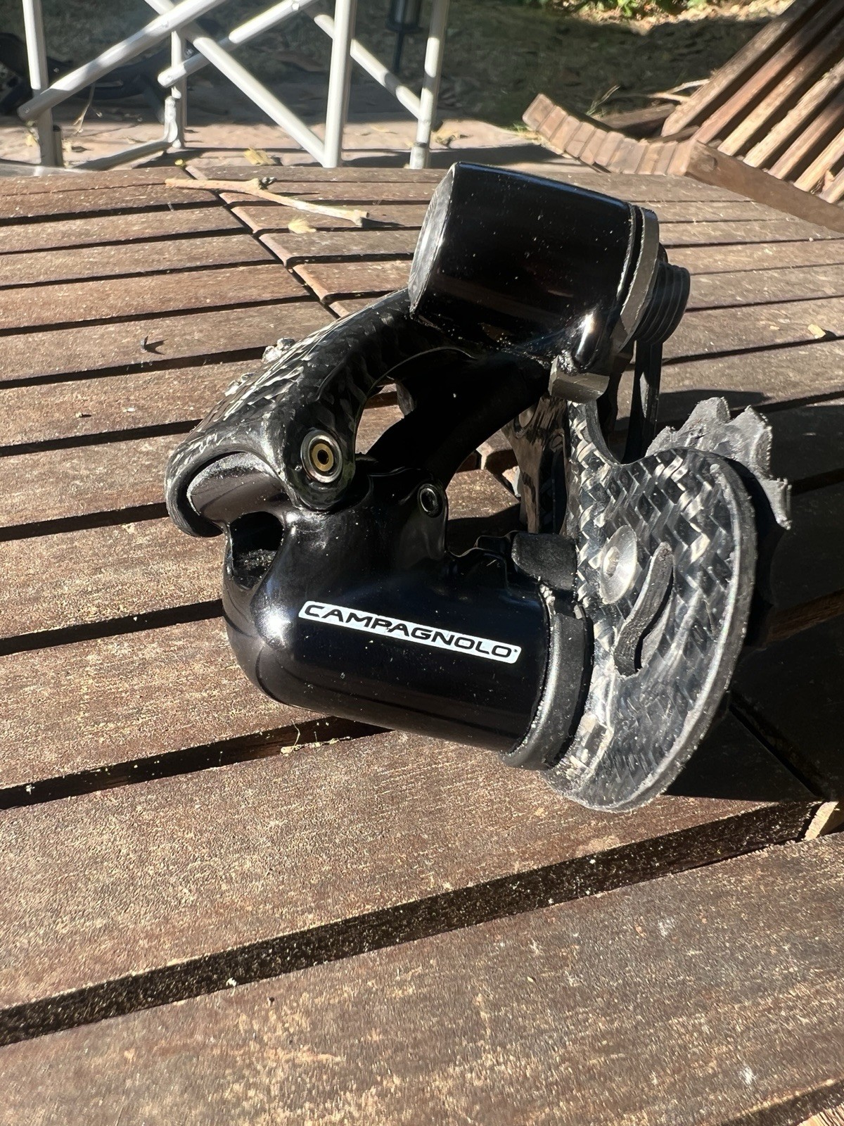 Campagnolo Super Record 11 Speed Short Cage Mechanical Rear Derailleur Carbon