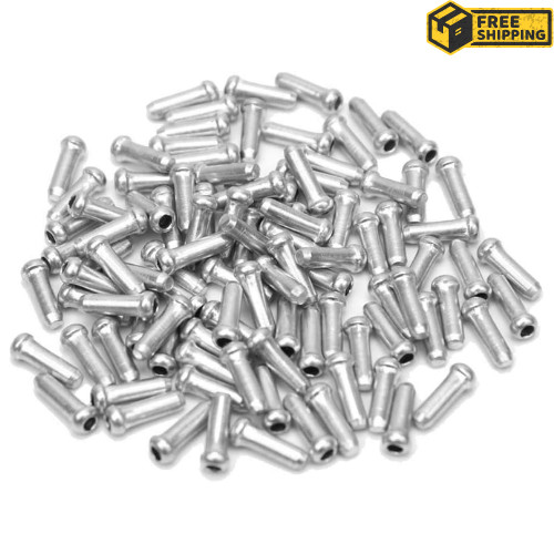 200 Pcs Bike Cable Ends Caps Bicycle Cable End Crimps Mountain Bike Brake Tips